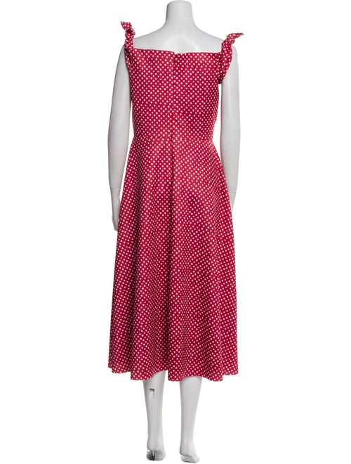 Saloni Polka Dot Print Long Dress