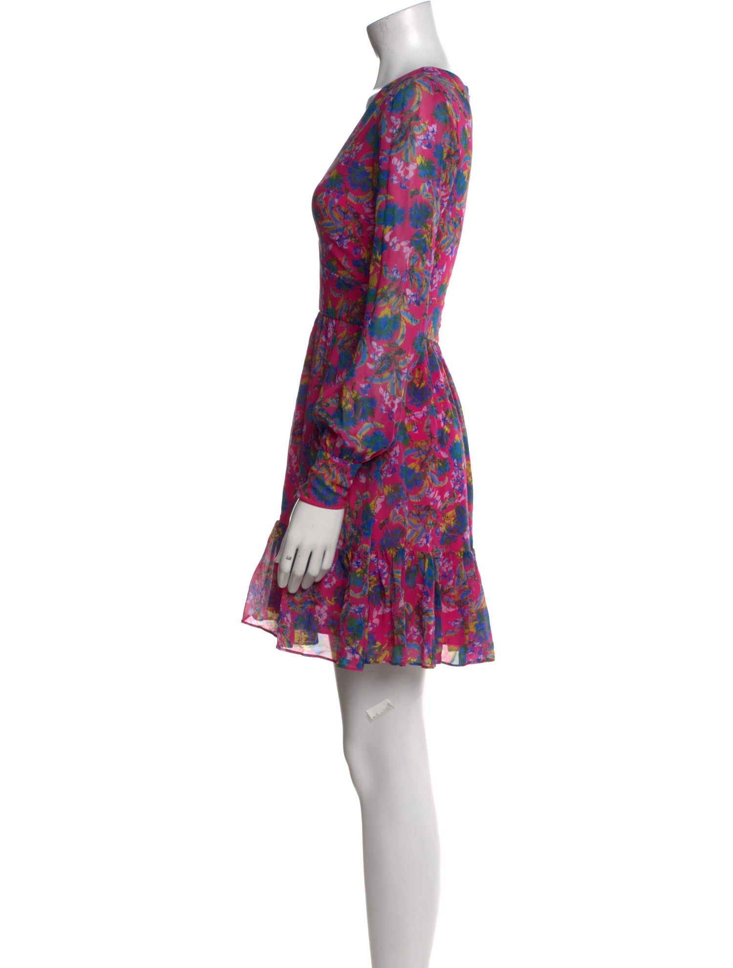 Saloni Silk Mini Dress