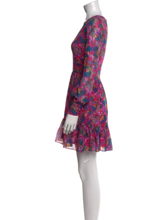 Saloni Silk Mini Dress