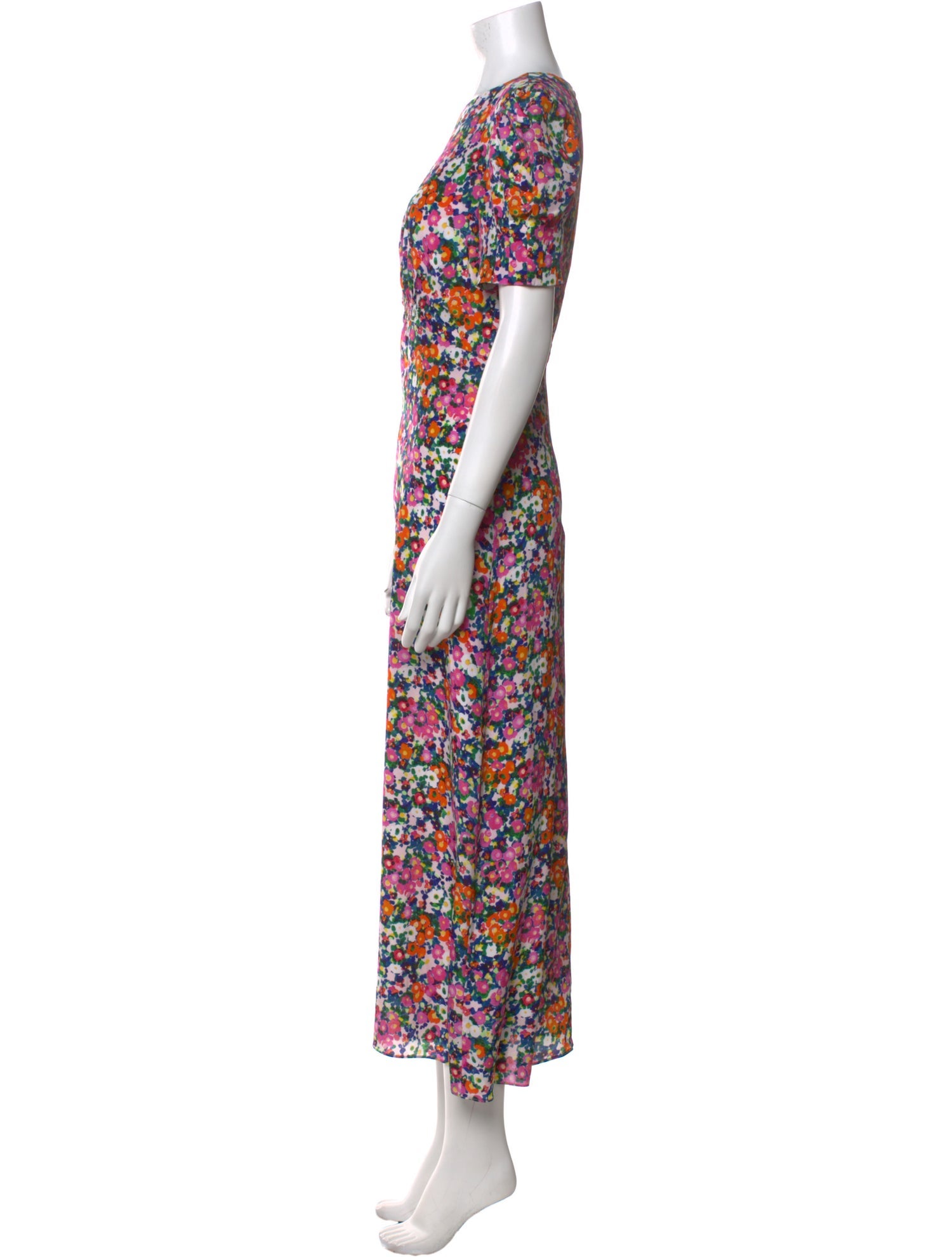 Saloni Silk Long Dress