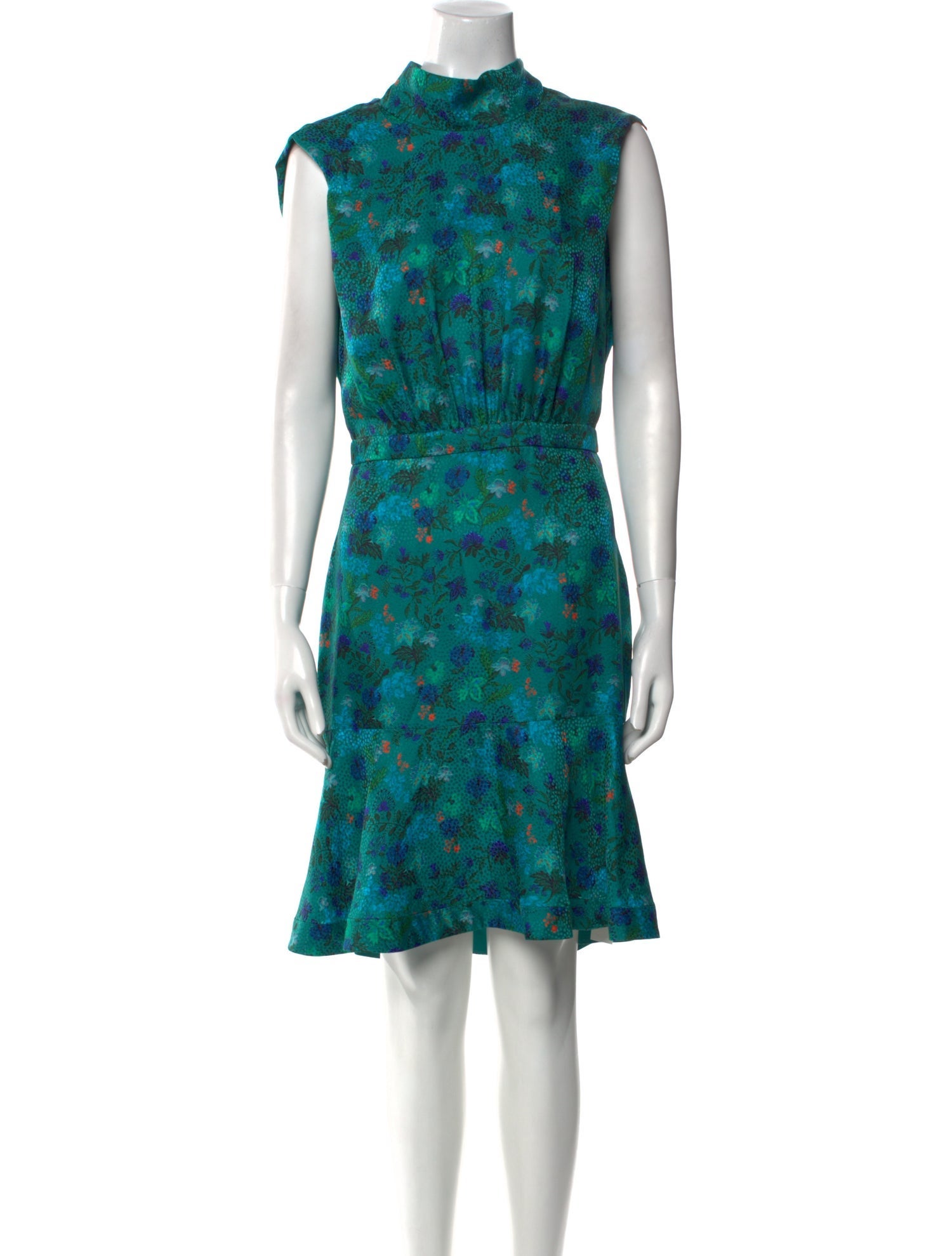 Saloni Silk Knee-Length Dress