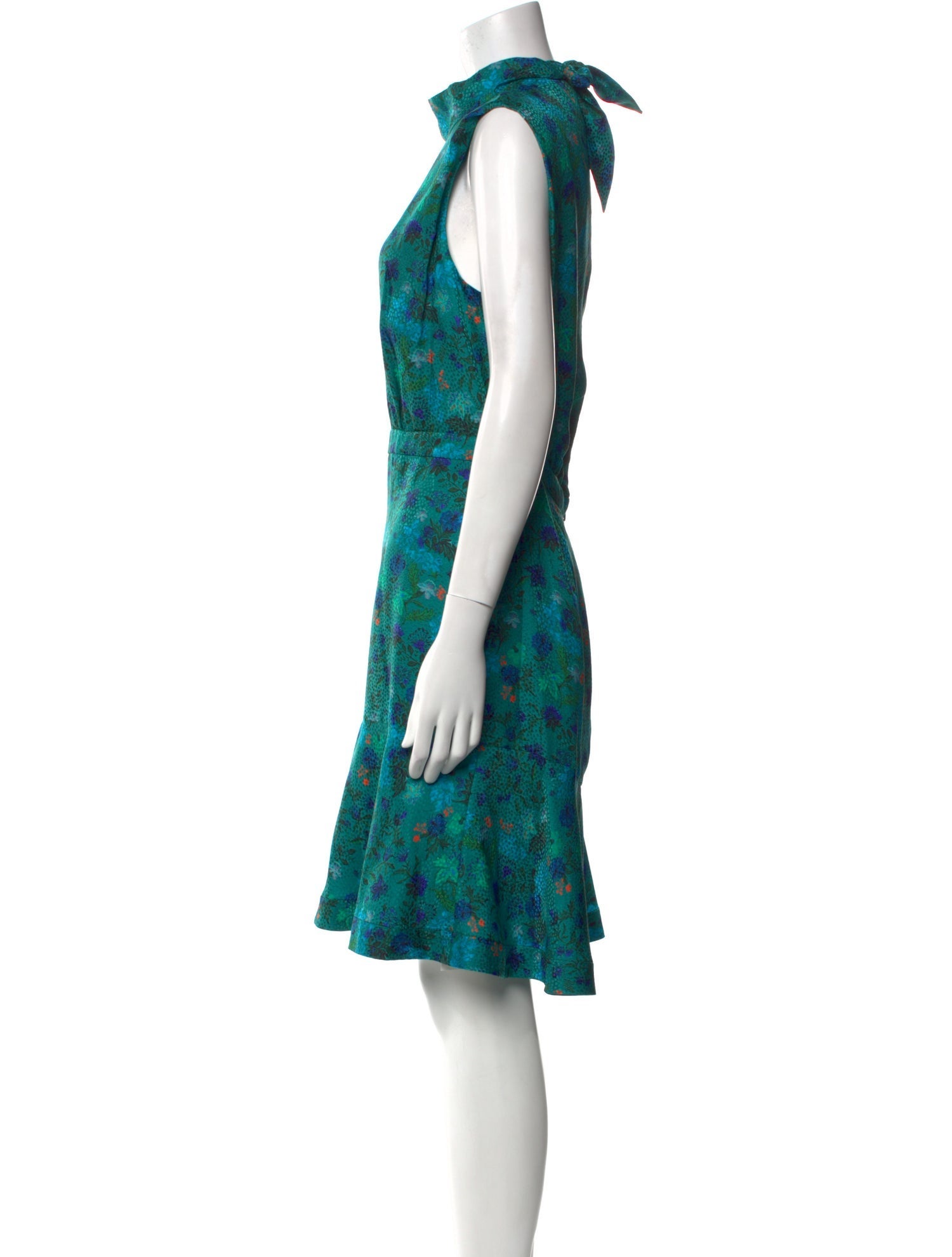 Saloni Silk Knee-Length Dress