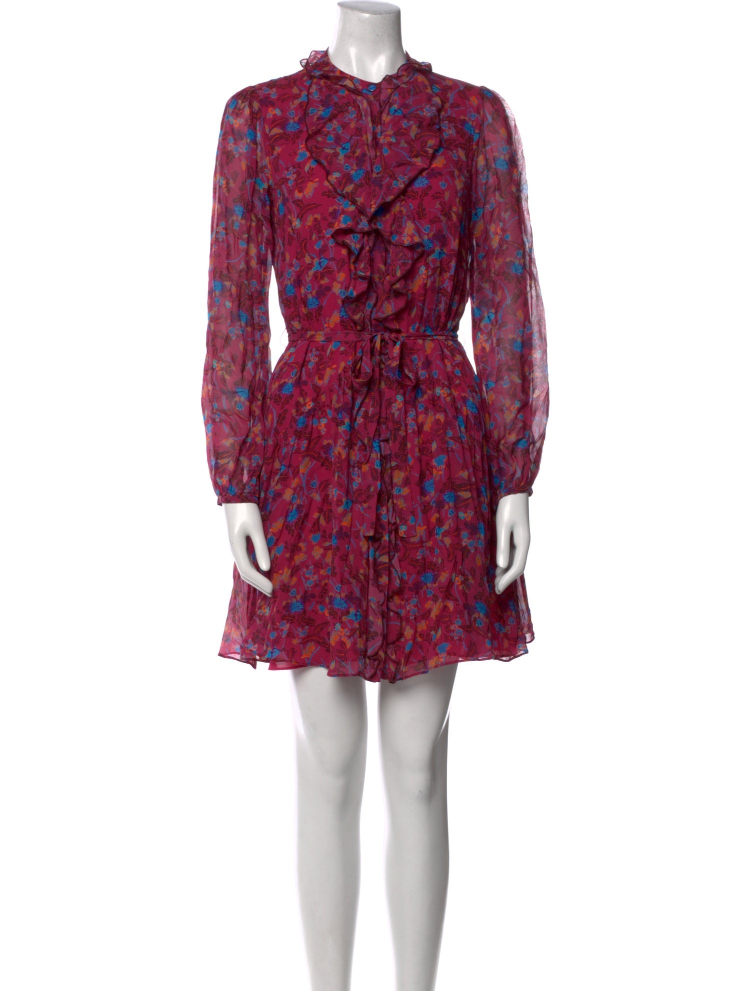 Saloni Silk Mini Dress