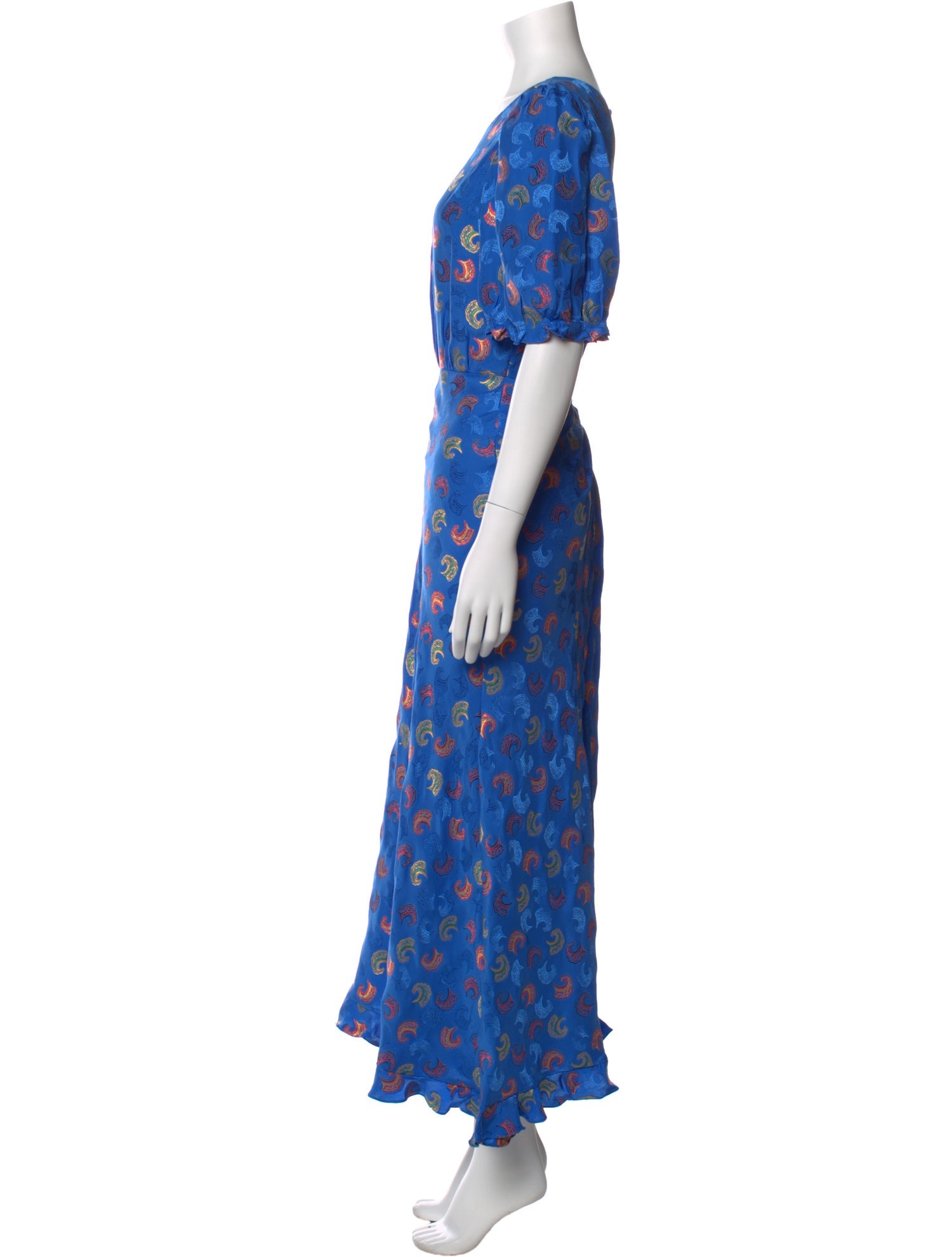 Saloni Silk Long Dress