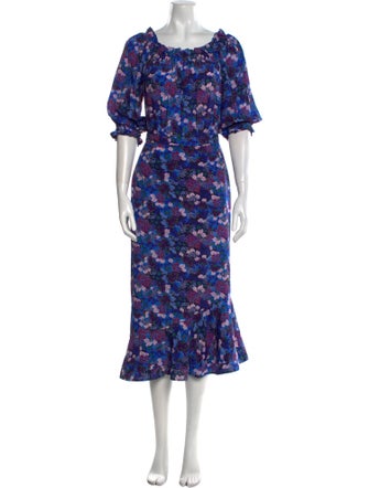 Saloni Silk Long Dress