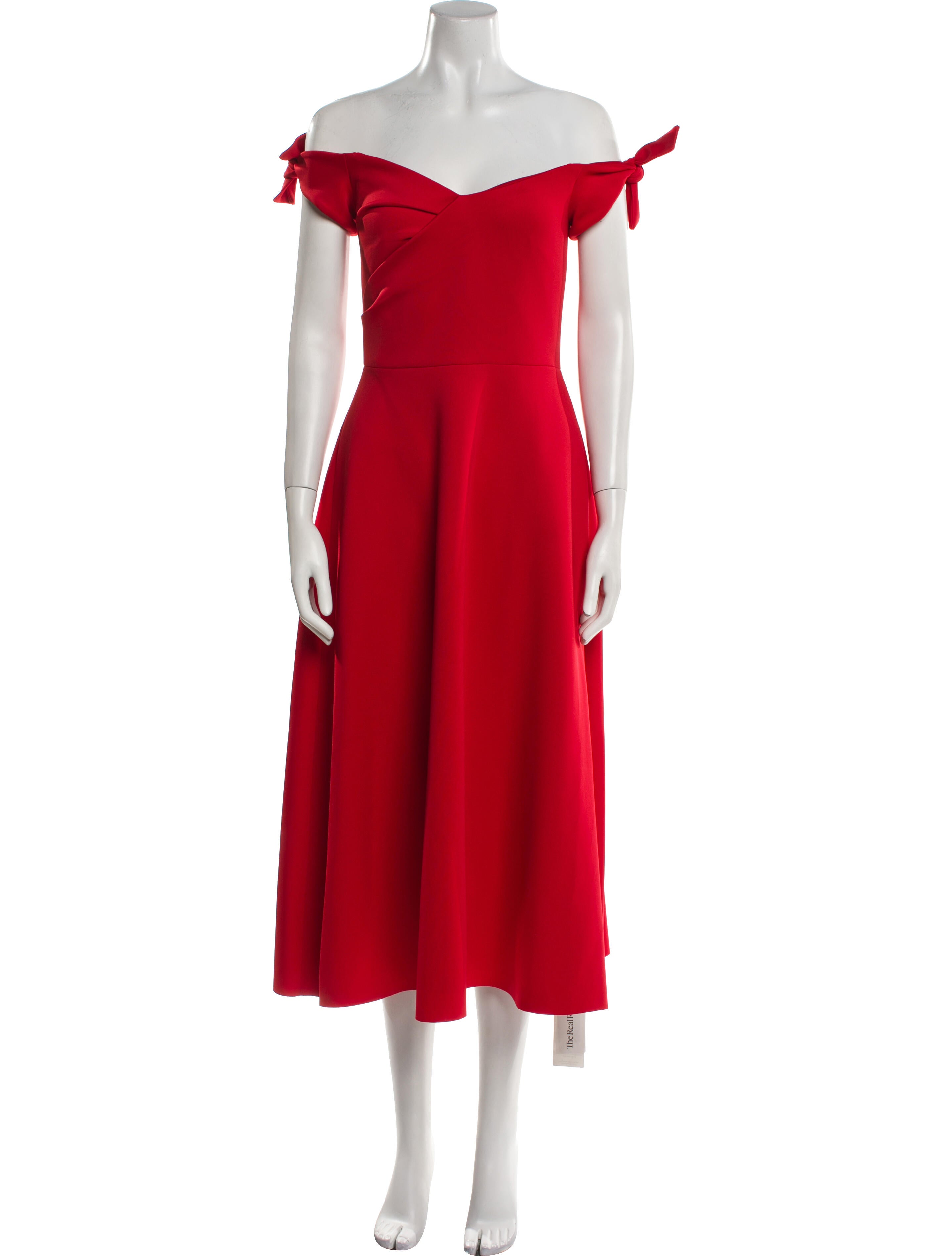 Saloni Off-The-Shoulder Long Dress