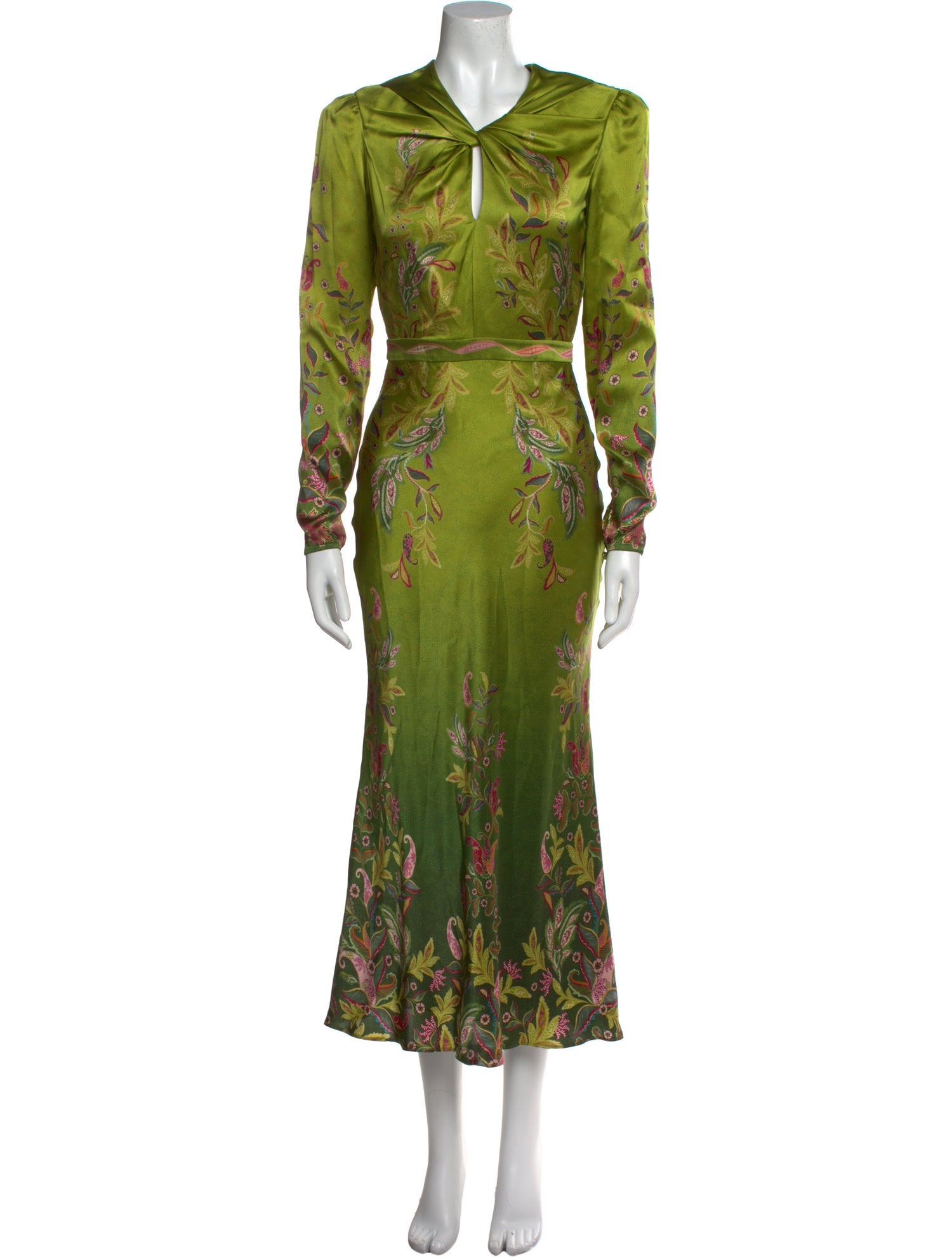 Saloni Silk Long Dress w/ Tags