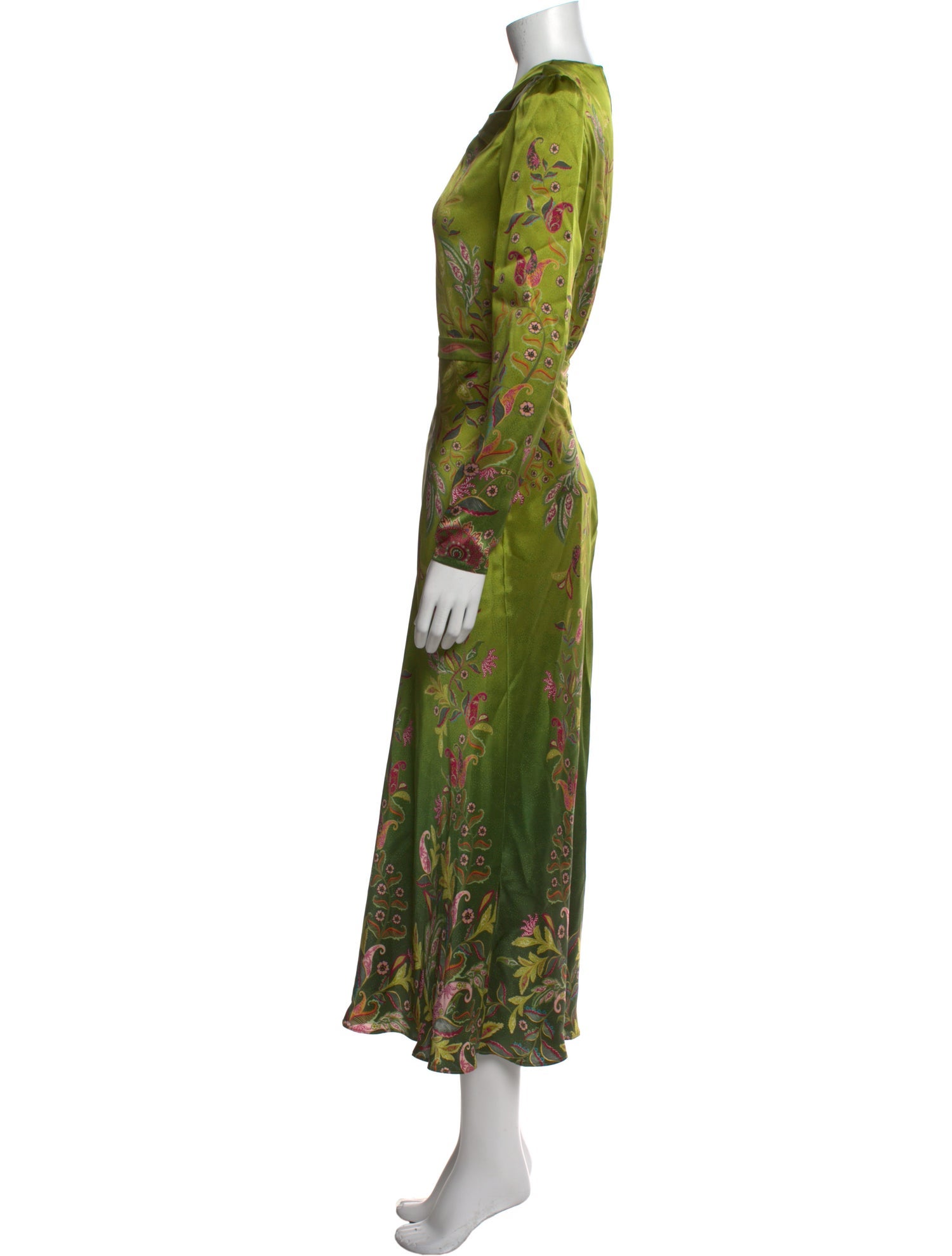 Saloni Silk Long Dress w/ Tags