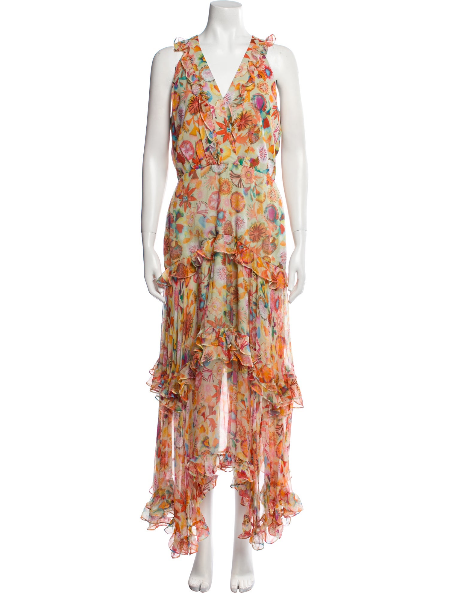 Saloni Silk Long Dress