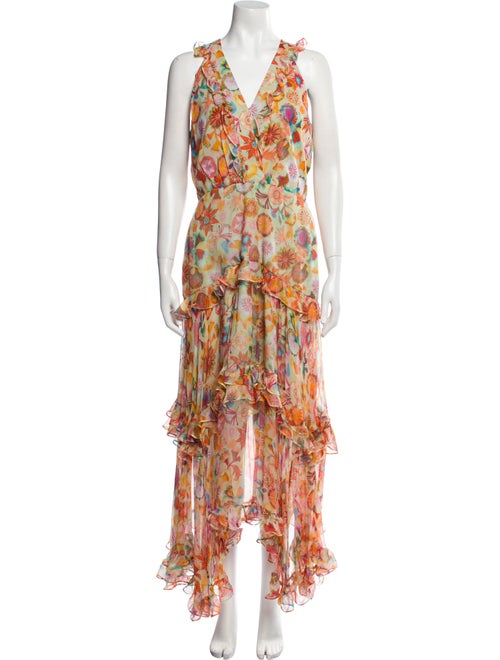 Saloni Silk Long Dress