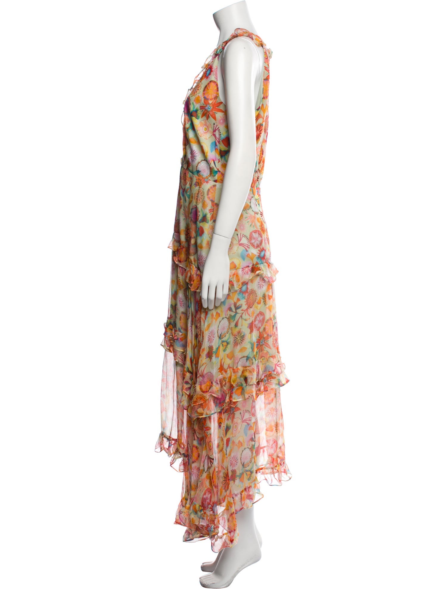 Saloni Silk Long Dress