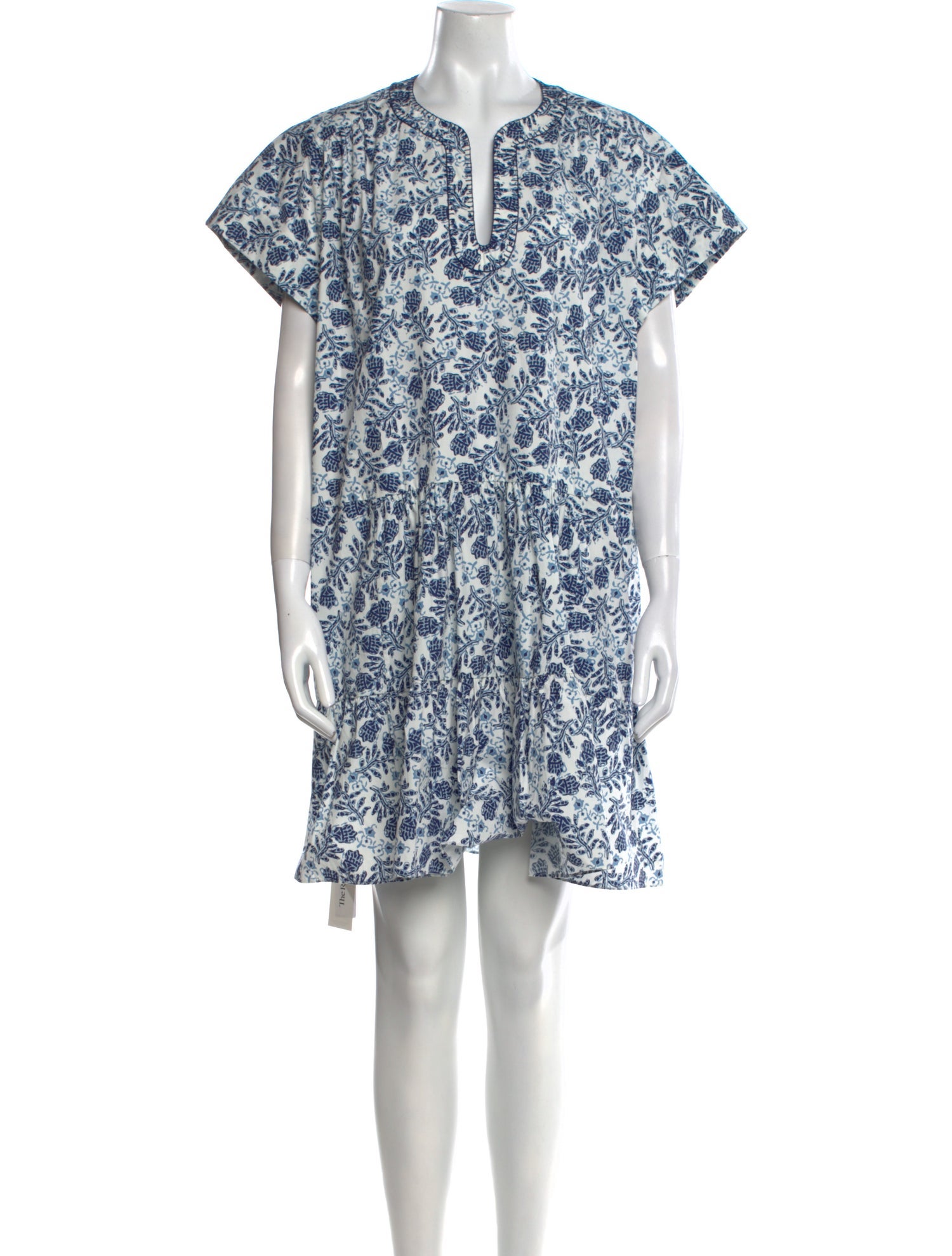 Saloni Floral Print Mini Dress