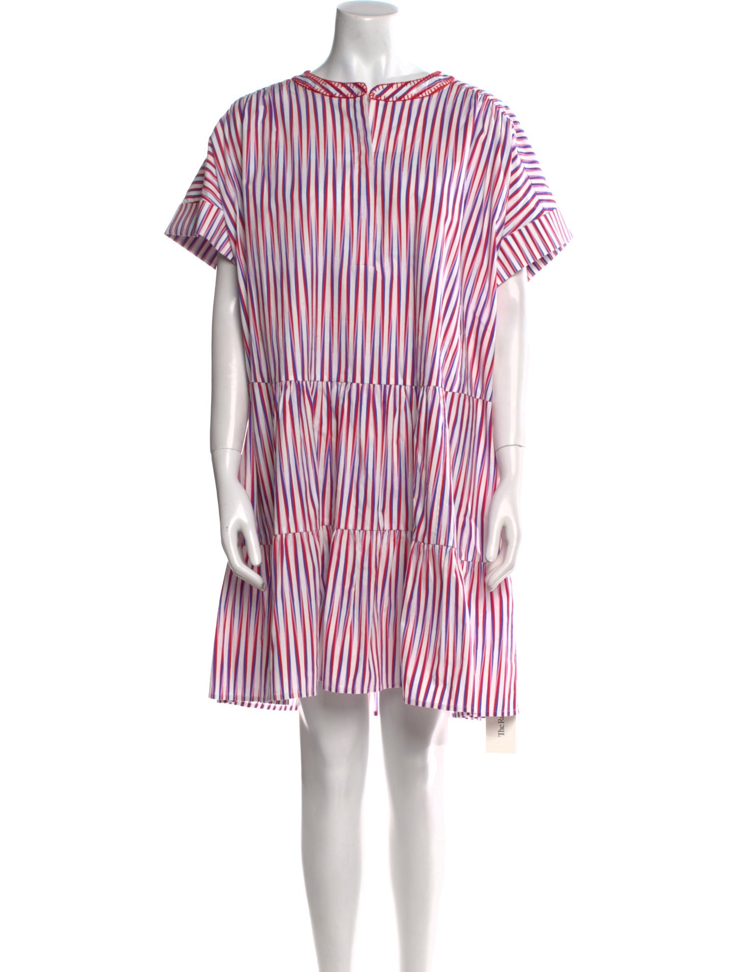 Saloni Striped Mini Dress