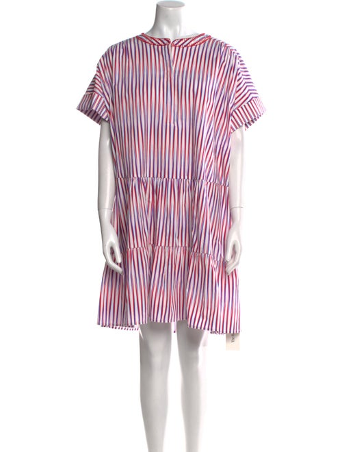 Saloni Striped Mini Dress