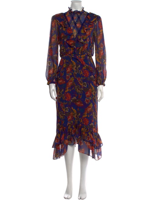 Saloni Silk Long Dress