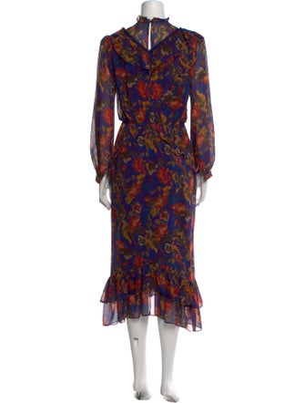 Saloni Silk Long Dress