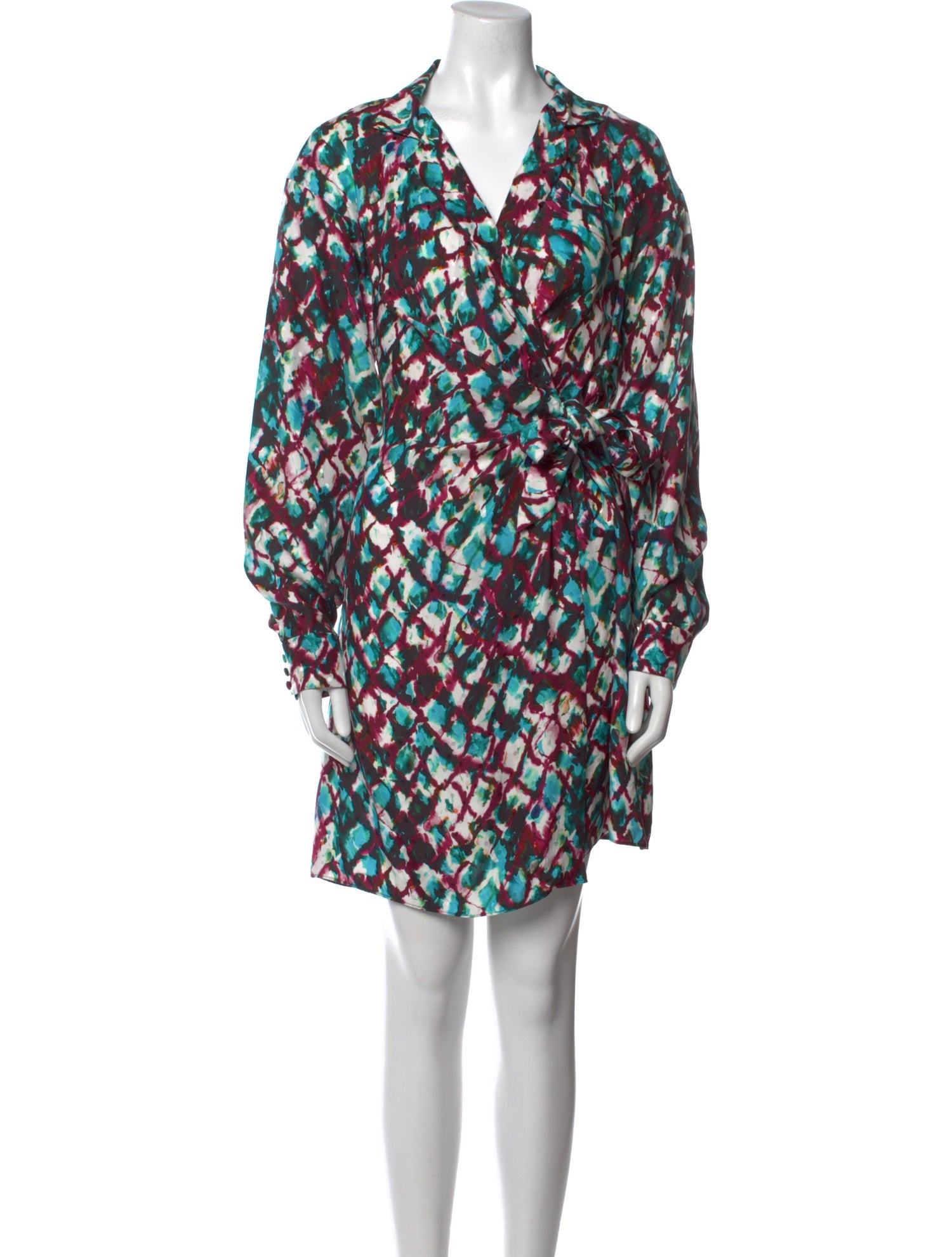 Saloni Silk Mini Dress