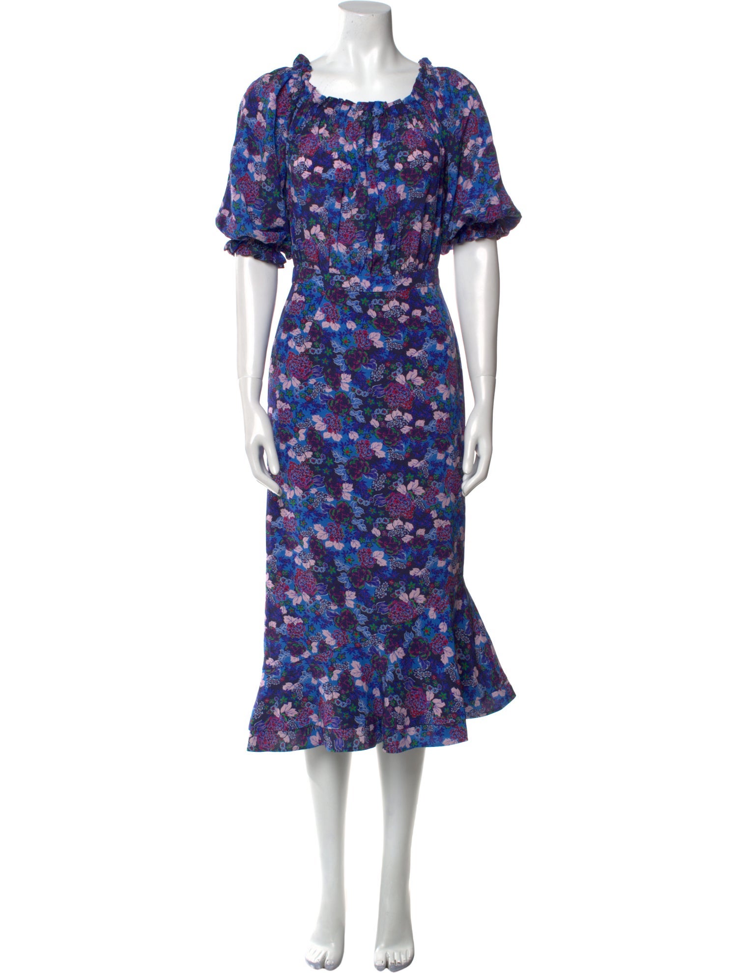 Saloni Silk Long Dress