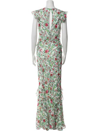 Saloni Silk Long Dress