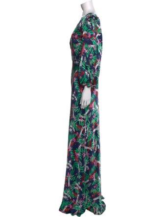 Saloni Silk Long Dress
