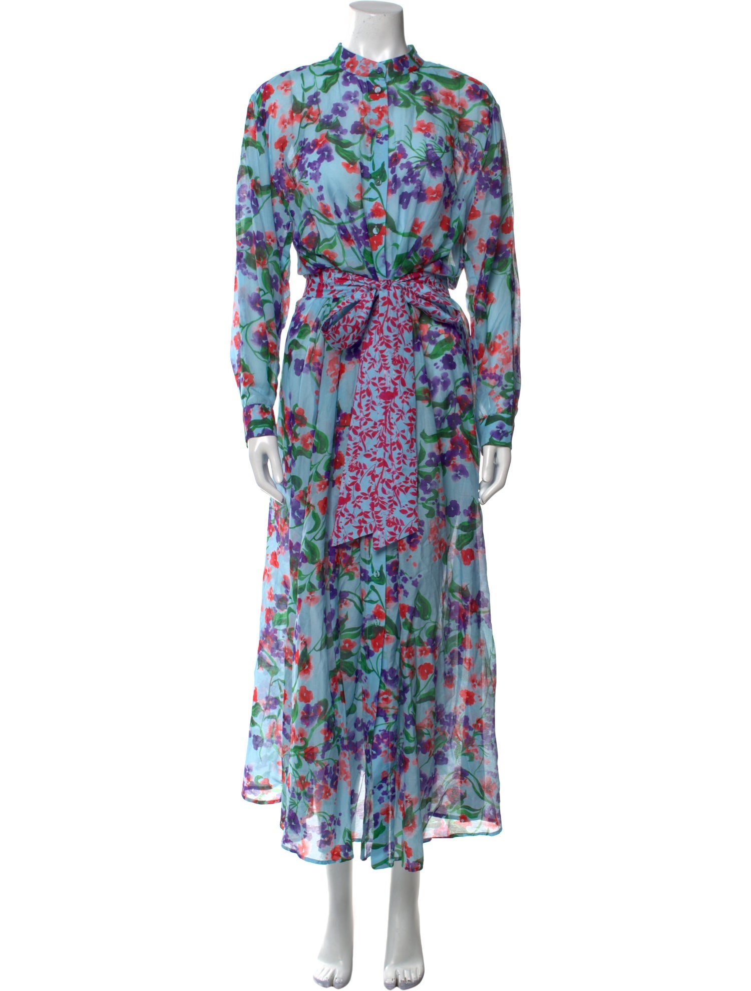 Saloni Silk Long Dress