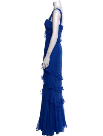 Saloni Silk Long Dress