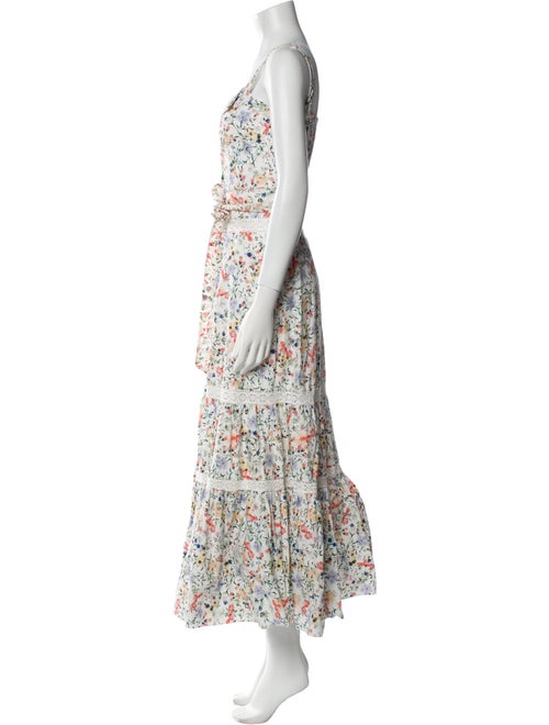 Saloni Floral Print Long Dress