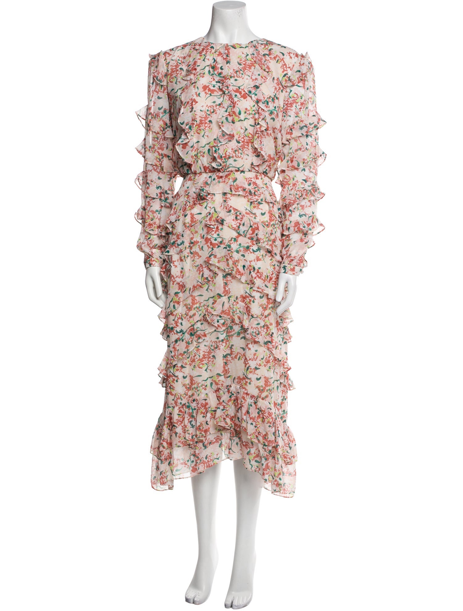 Saloni Silk Long Dress