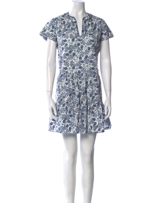 Saloni Floral Print Mini Dress