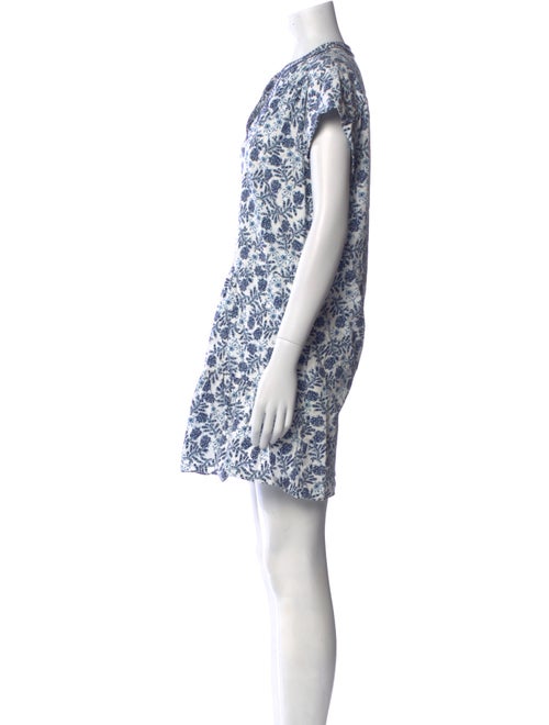 Saloni Floral Print Mini Dress