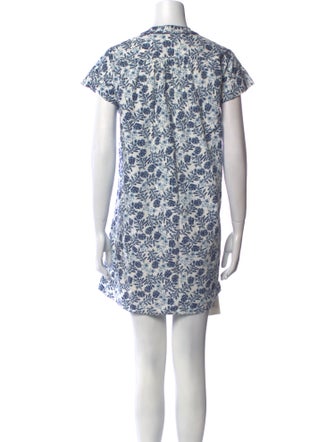 Saloni Floral Print Mini Dress
