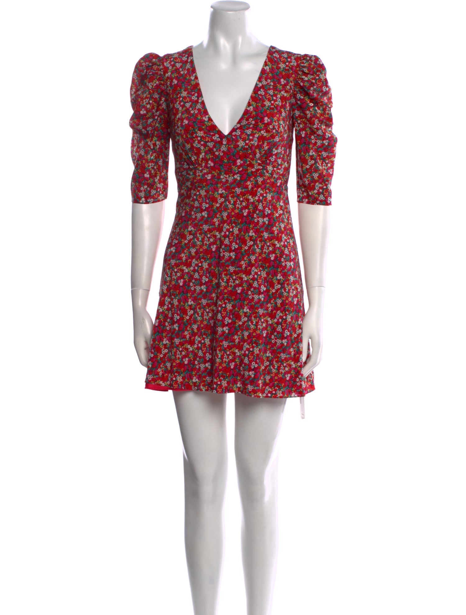 Saloni Silk Mini Dress