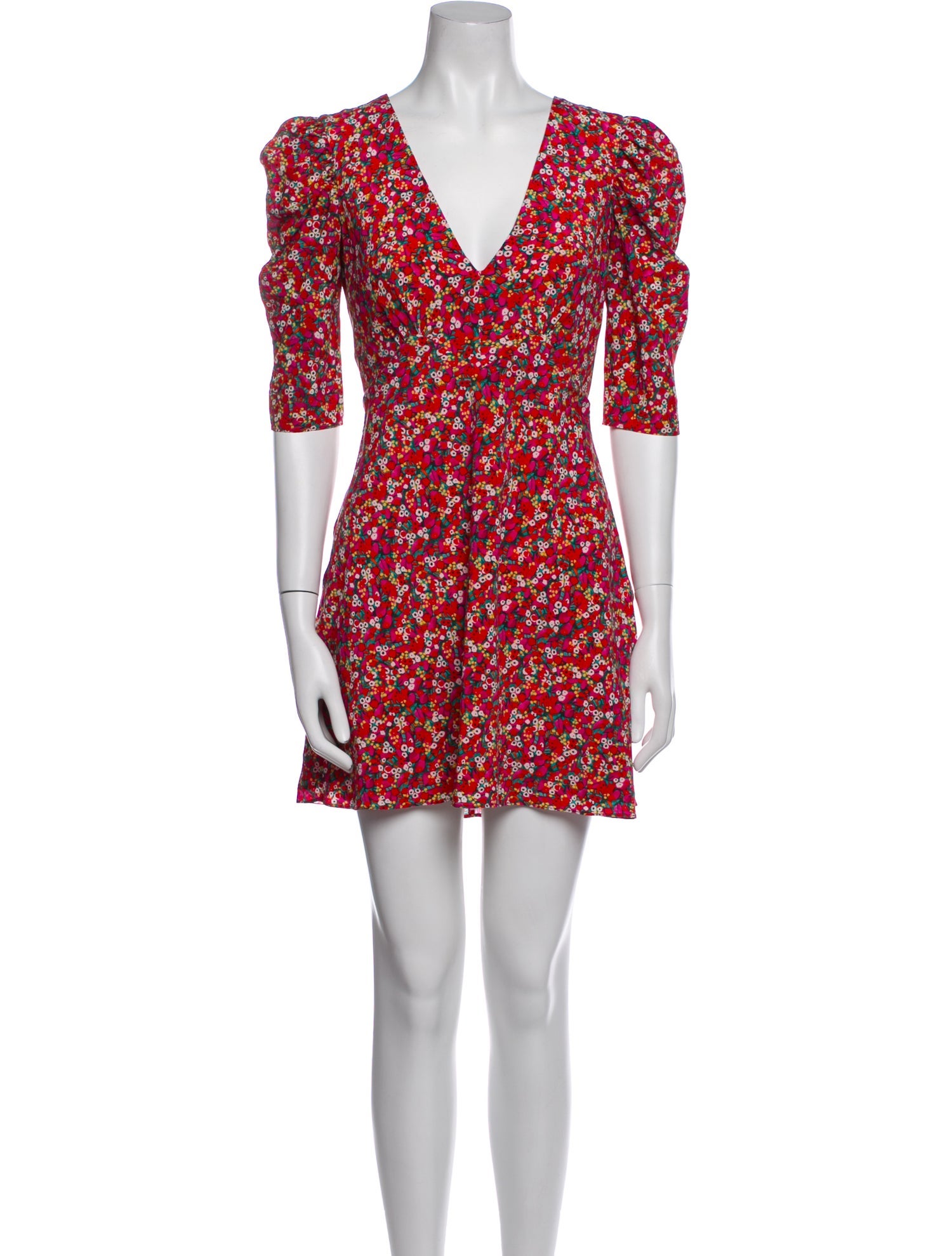 Saloni Silk Mini Dress