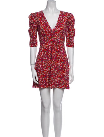 Saloni Silk Mini Dress