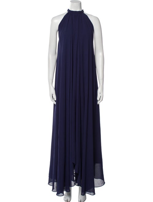 Saloni Halterneck Long Dress