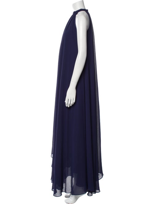 Saloni Halterneck Long Dress