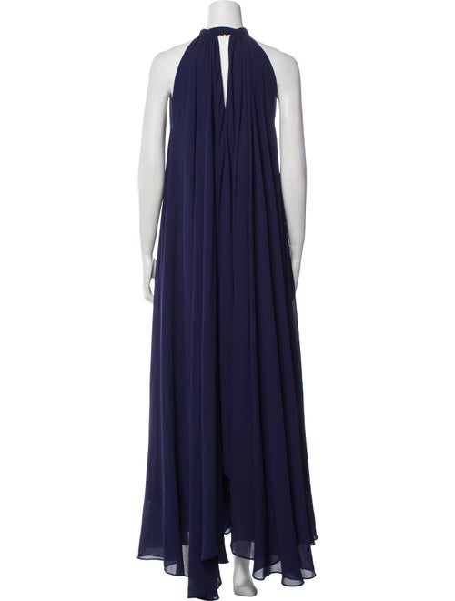 Saloni Halterneck Long Dress
