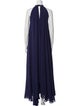 Saloni Halterneck Long Dress