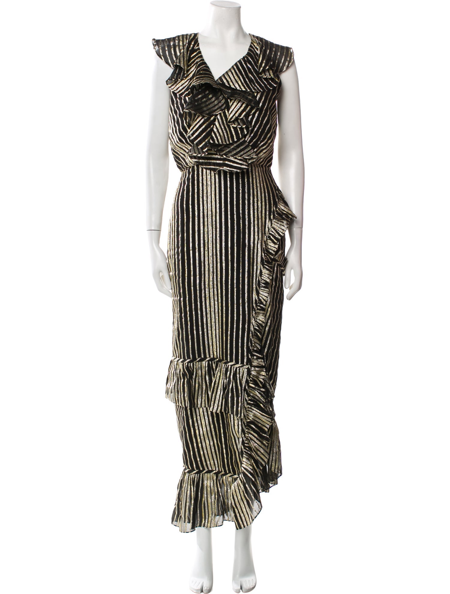 Saloni Printed Long Dress