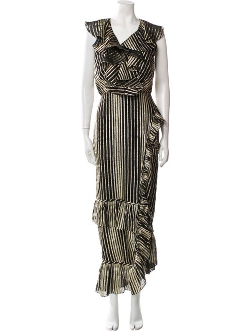 Saloni Printed Long Dress