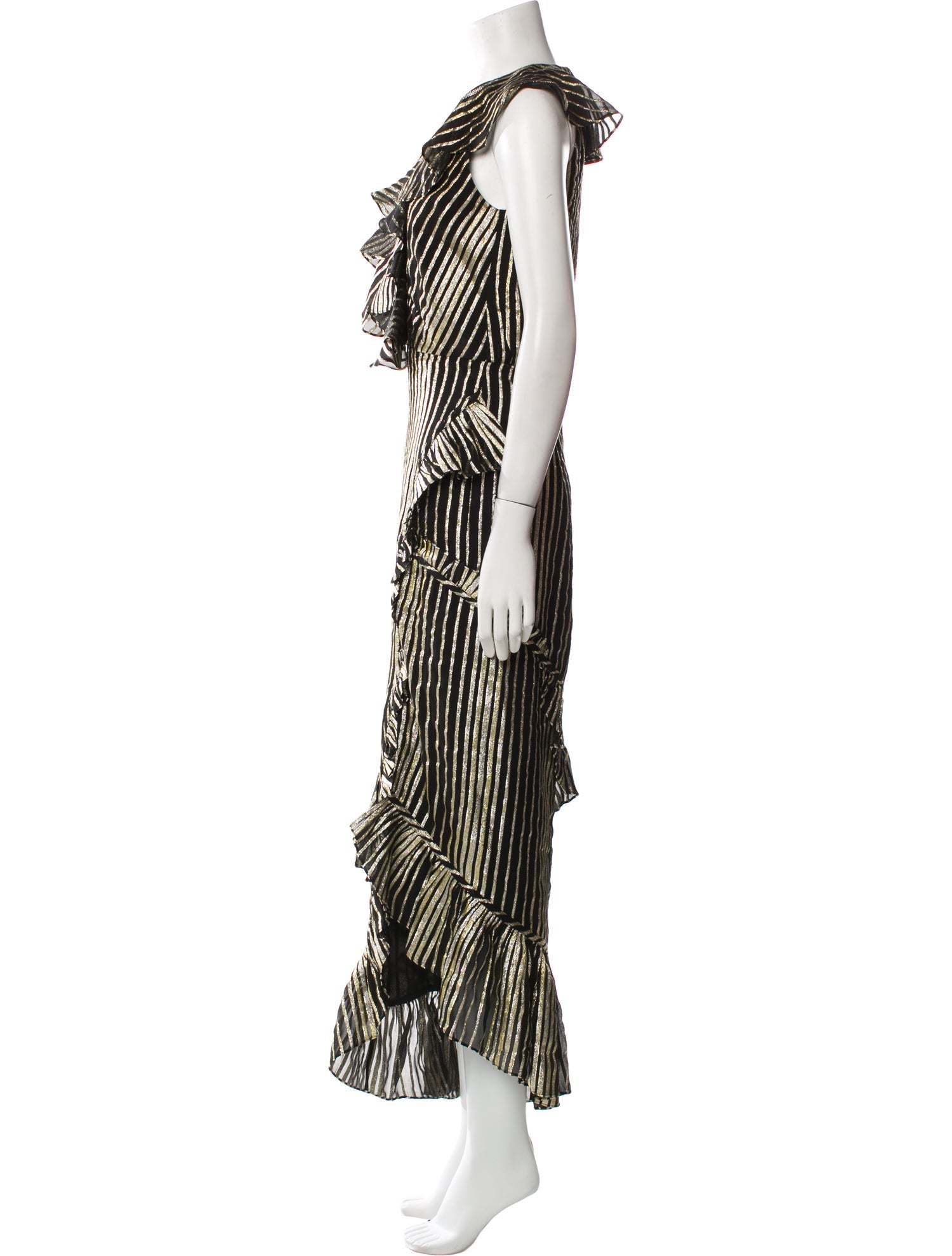 Saloni Printed Long Dress