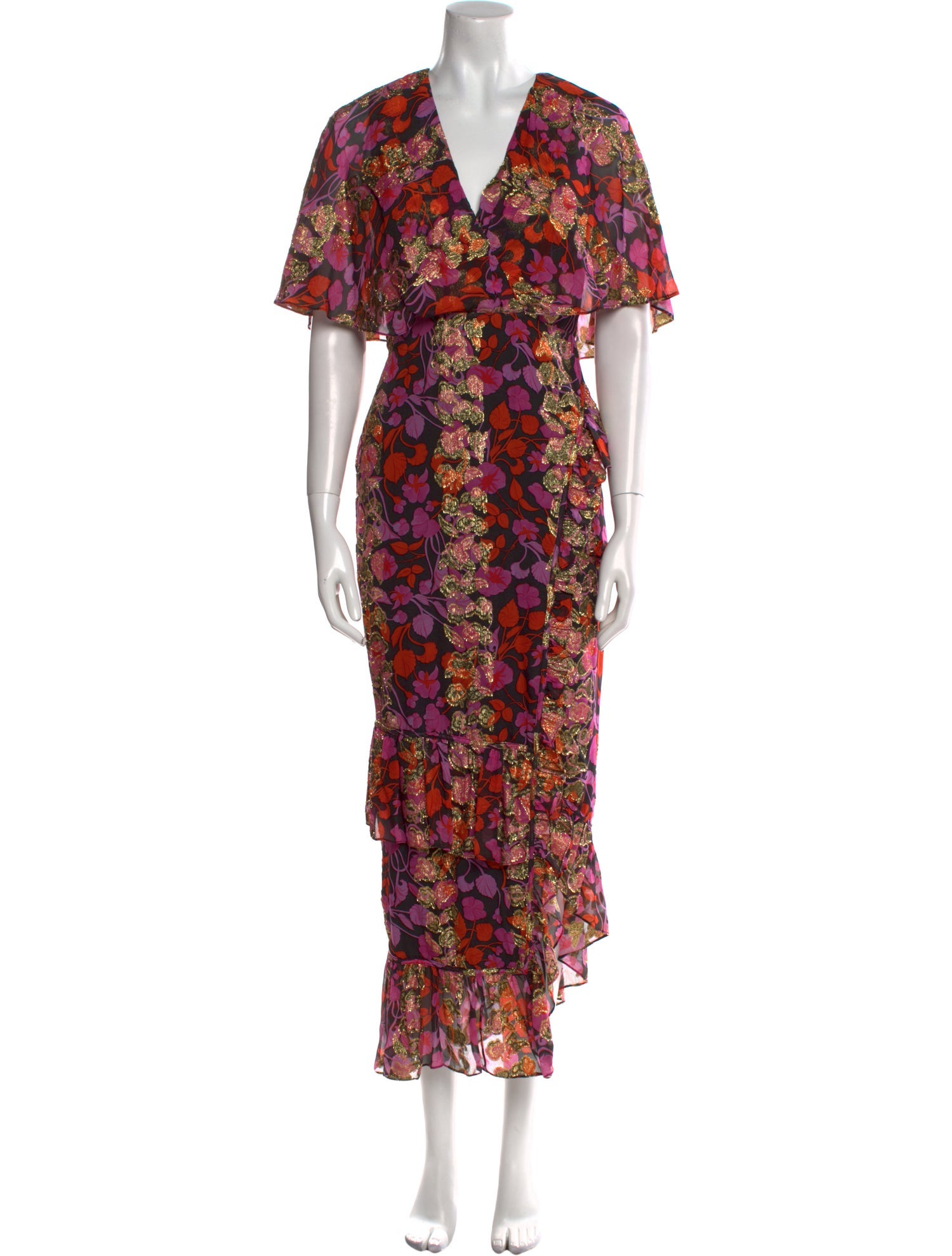 Saloni Silk Long Dress