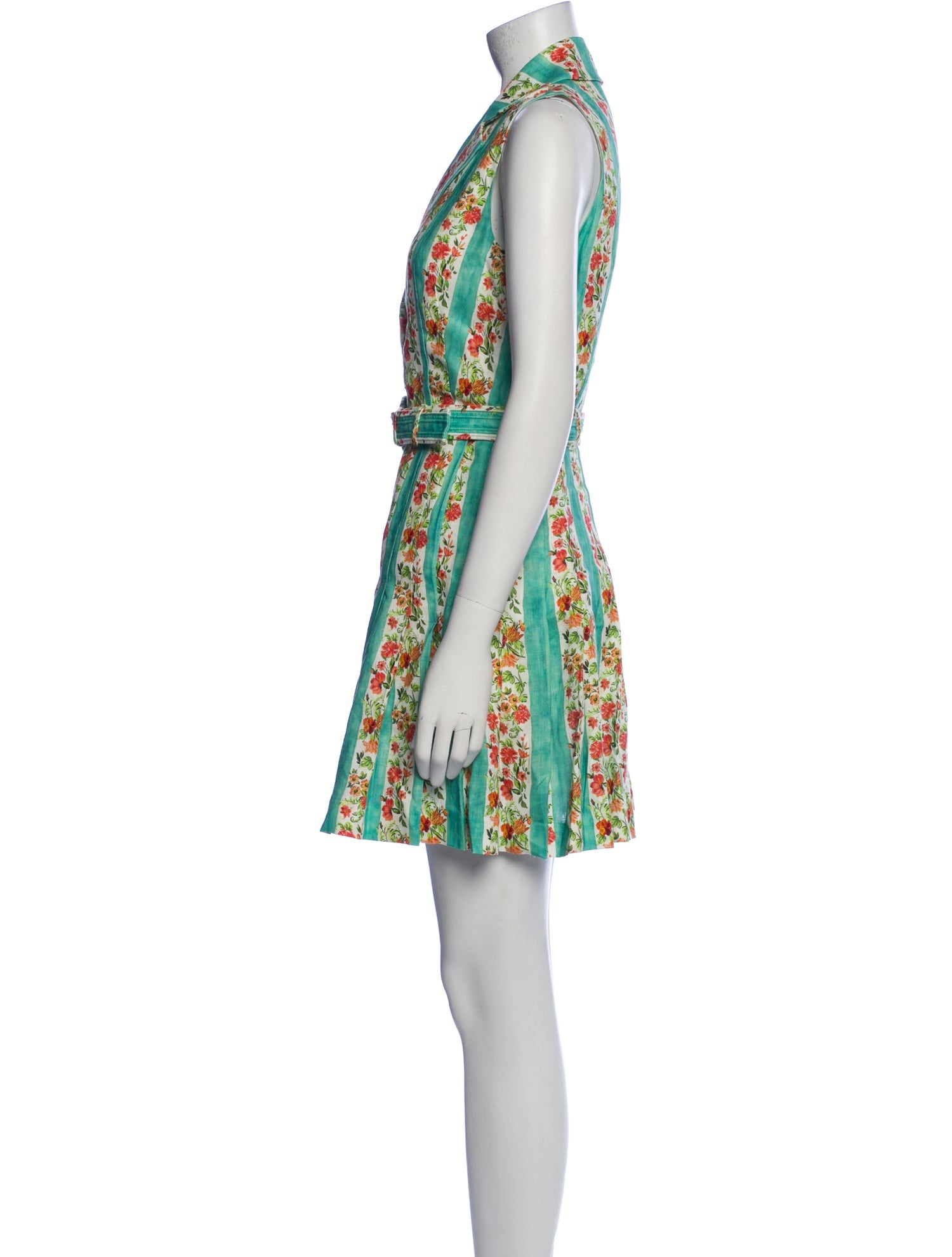 Saloni Linen Mini Dress