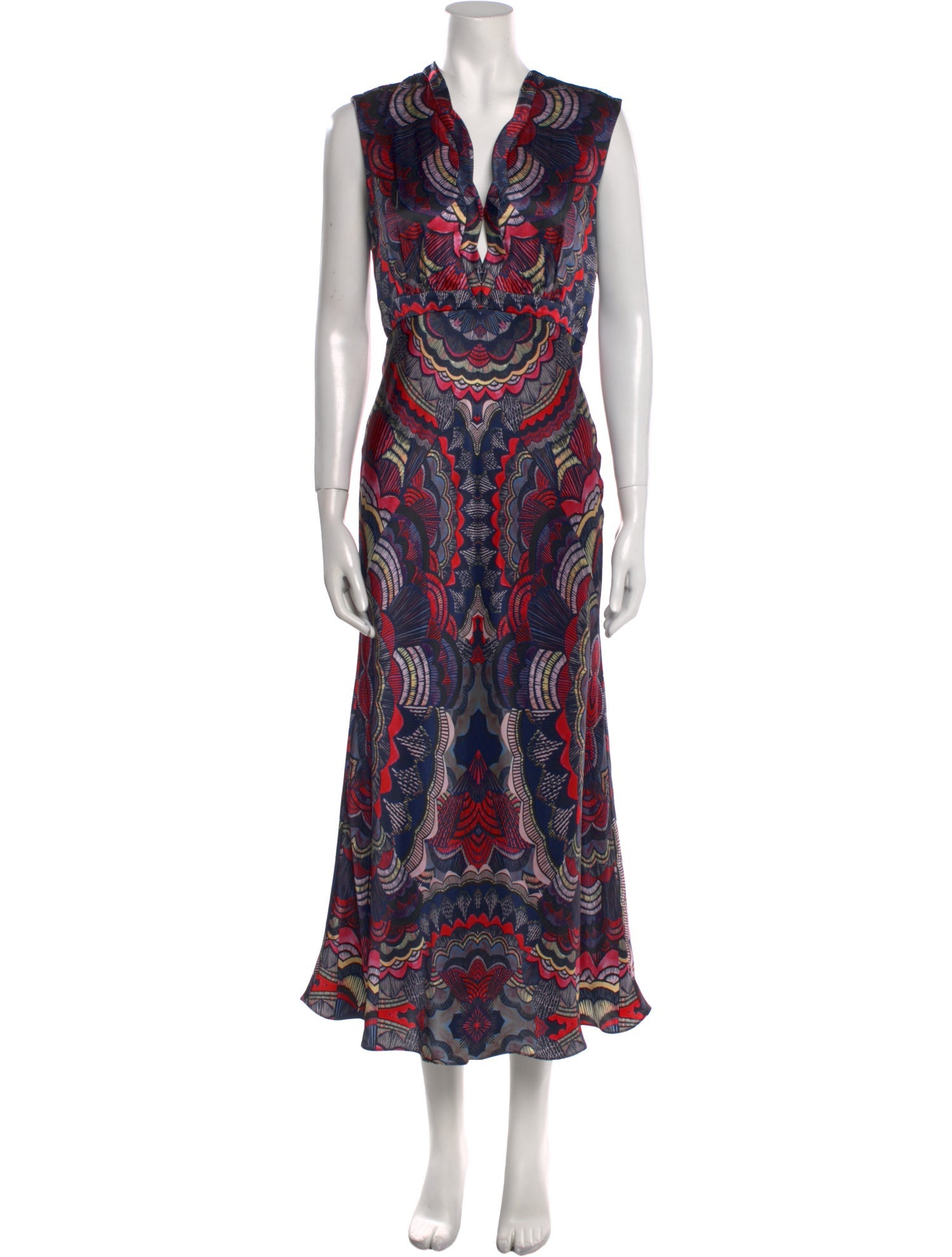 Saloni Silk Long Dress