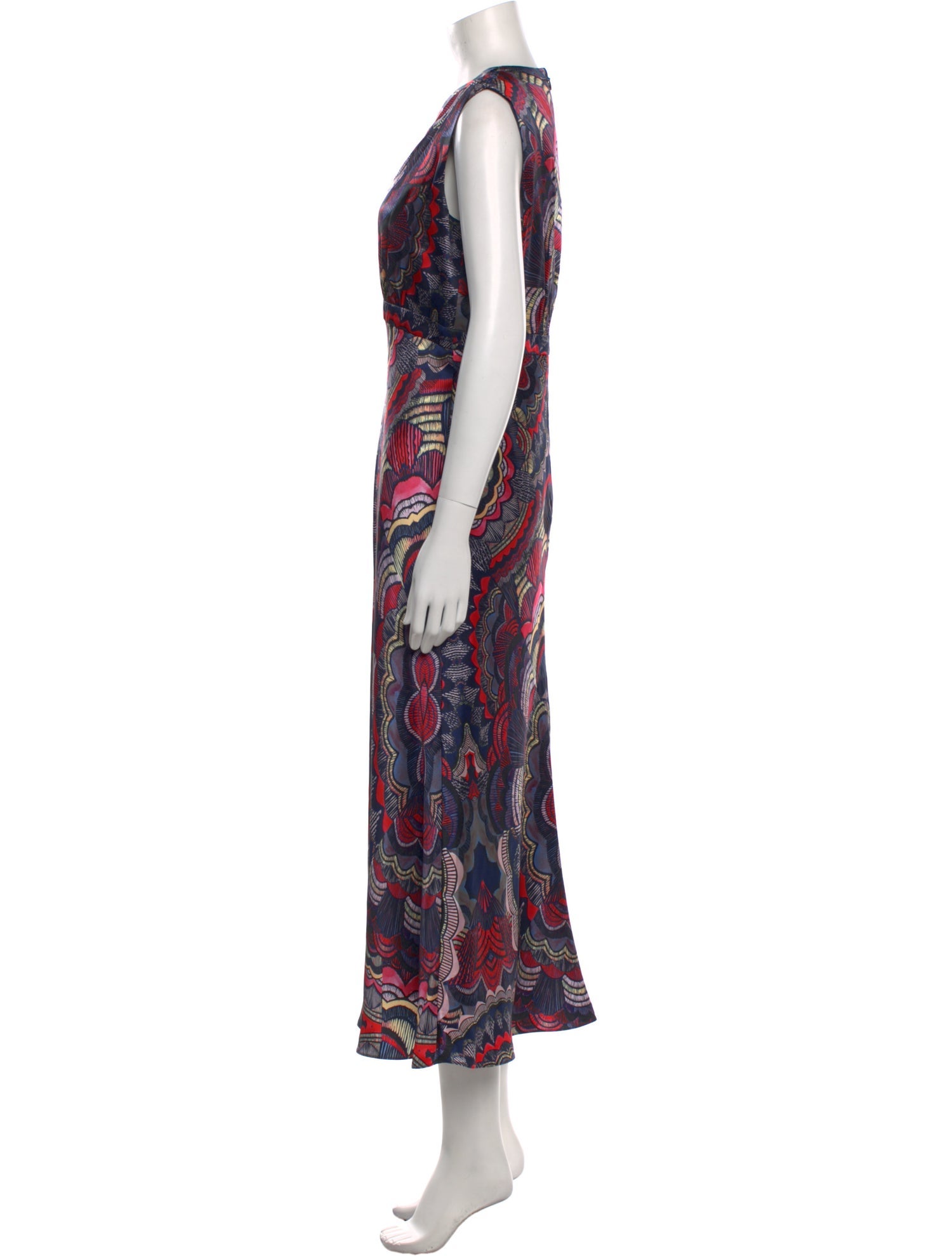 Saloni Silk Long Dress