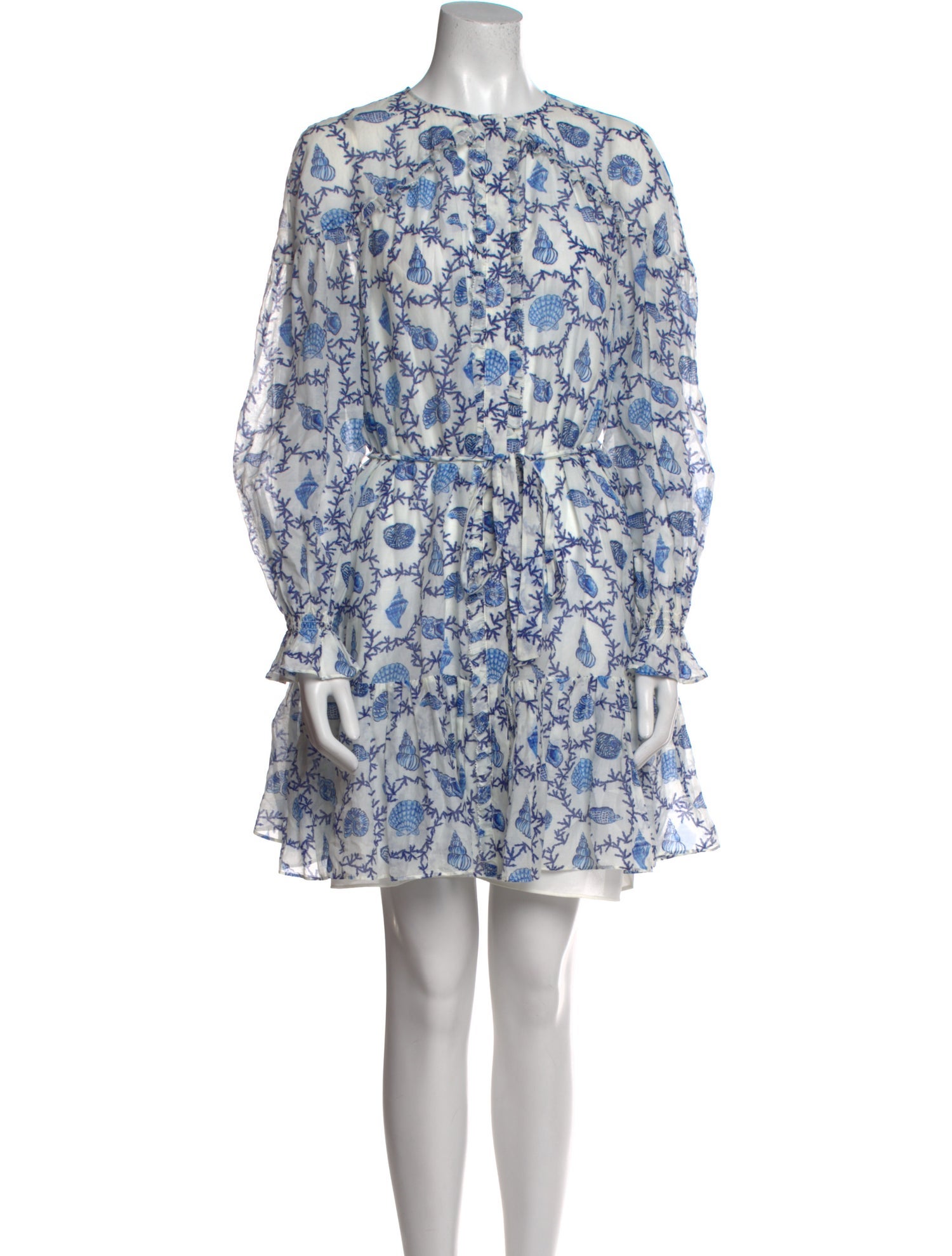 Saloni Floral Print Mini Dress