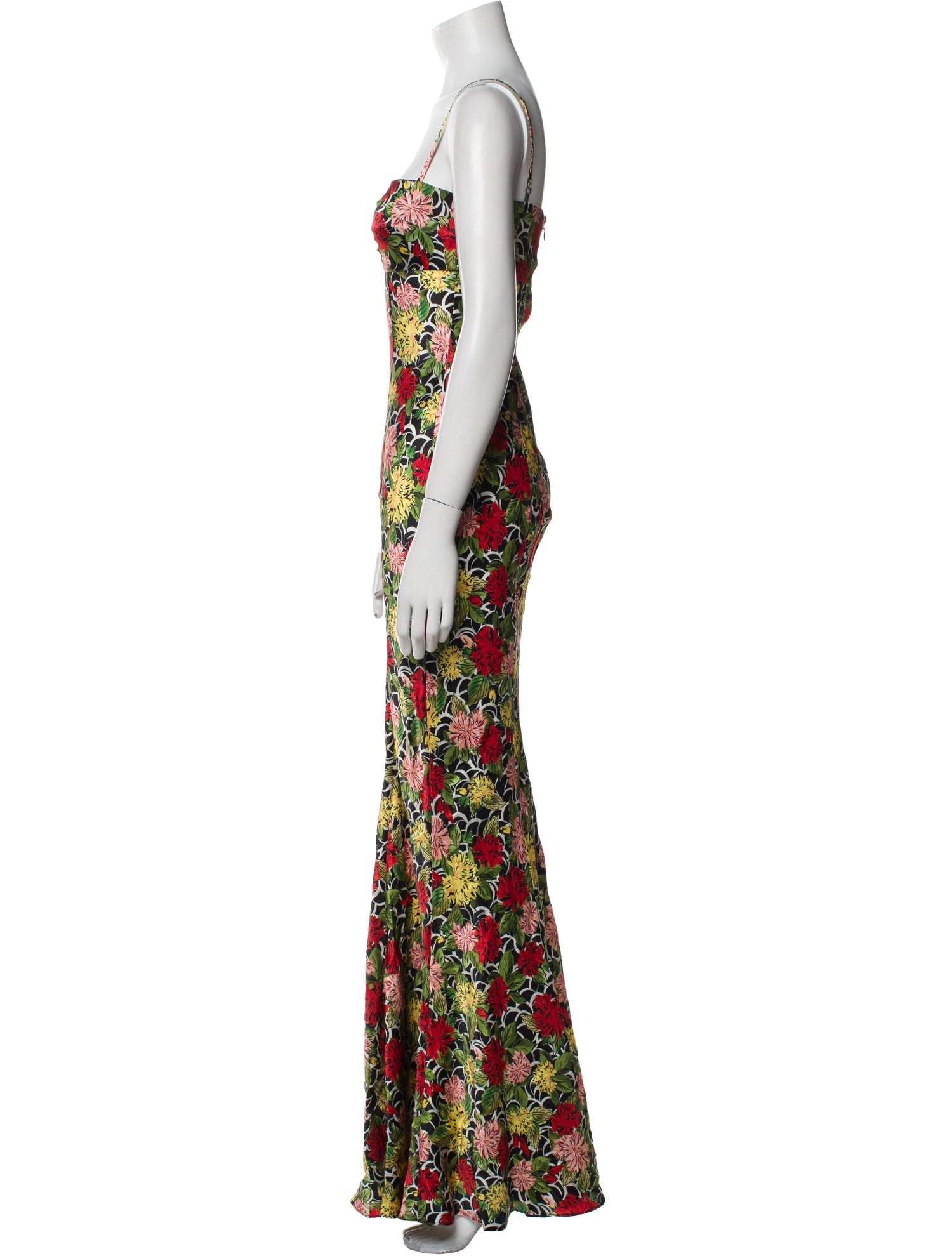 Saloni Silk Long Dress w/ Tags