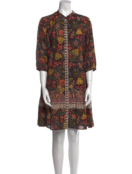 Saloni Silk Knee-Length Dress