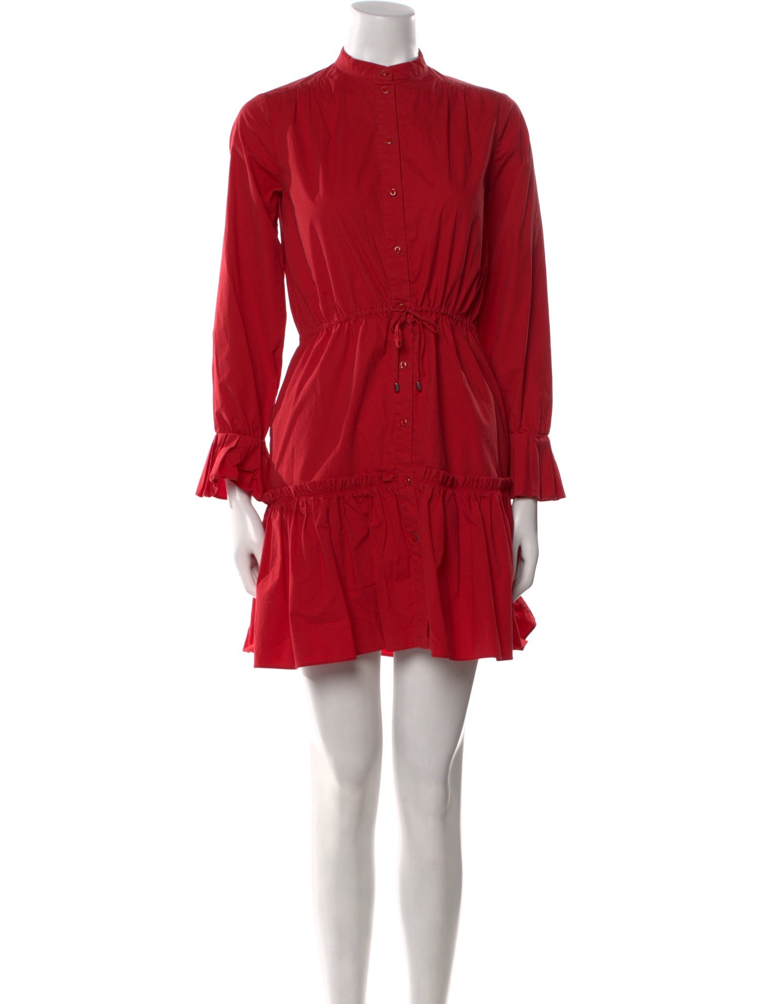 Saloni Mock Neck Mini Dress