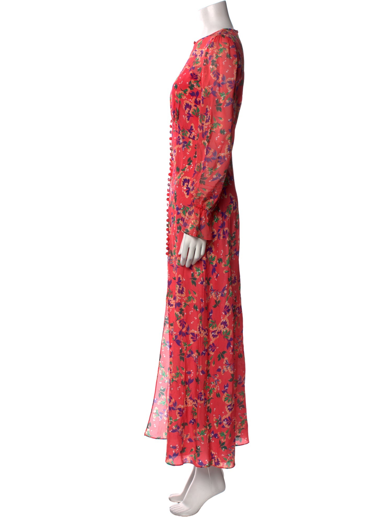 Saloni Silk Long Dress
